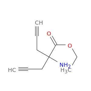 4-Pentynoic acid, 2-amino-2-(2-propynyl)-, ethyl ester