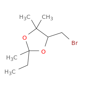 1,3-Dioxolane, 5-(bromomethyl)-2-ethyl-2,4,4-trimethyl-