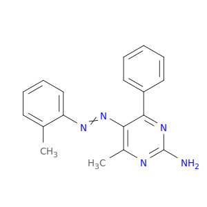 2-Pyrimidinamine,4-methyl-5-[2-(2-methylphenyl)diazenyl]-6-phenyl-
