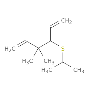 1,5-Hexadiene, 3,3-dimethyl-4-[(1-methylethyl)thio]-