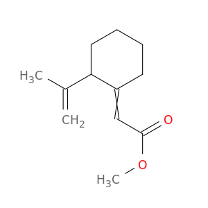 Acetic acid, [2-(1-methylethenyl)cyclohexylidene]-, methyl ester