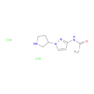 N-[1-(Pyrrolidin-3-yl)-1H-pyrazol-3-yl]acetamide dihydrochloride