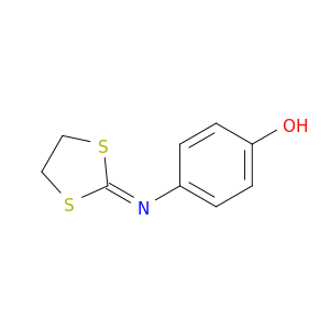 Phenol, 4-(1,3-dithiolan-2-ylideneamino)-