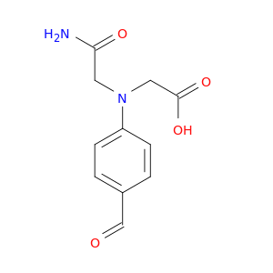 2-[(Carbamoylmethyl)(4-formylphenyl)amino]acetic Acid