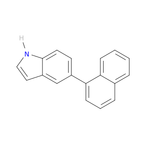 1H-Indole, 5-(1-naphthalenyl)-