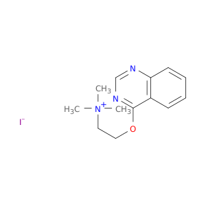 Ethanaminium, N,N,N-trimethyl-2-(4-quinazolinyloxy)-, iodide