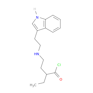 Butanoyl chloride, 2-ethyl-4-[[2-(1H-indol-3-yl)ethyl]amino]-