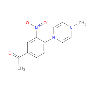 1-[4-(4-METHYL-4H-PYRAZIN-1-YL)-3-NITRO-PHENYL]-ETHANONE