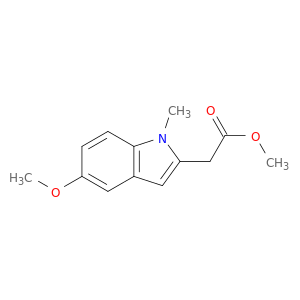 1H-Indole-2-acetic acid, 5-methoxy-1-methyl-, methyl ester