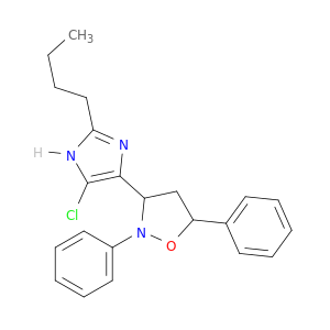 Isoxazolidine, 3-(2-butyl-5-chloro-1H-imidazol-4-yl)-2,5-diphenyl-