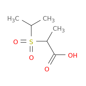 2-(propane-2-sulfonyl)propanoic acid