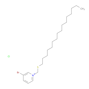 Pyridinium, 3-bromo-1-[(hexadecylthio)methyl]-, chloride