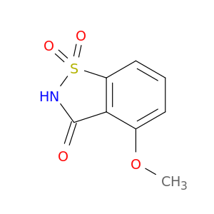 4-甲氧基-1,2-苯并异噻唑-3(2H)-酮 1,1-二氧化物