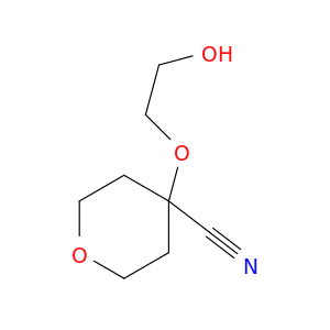 4-(2-hydroxyethoxy)oxane-4-carbonitrile