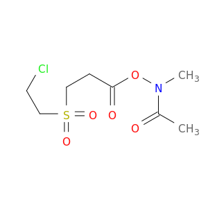 Acetamide, N-[3-[(2-chloroethyl)sulfonyl]-1-oxopropoxy]-N-methyl-