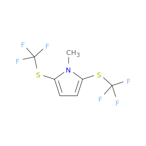 1H-Pyrrole, 1-methyl-2,5-bis[(trifluoromethyl)thio]-