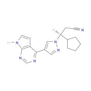 (3S)-3-环戊基-3-[4-(7H-吡咯并[2,3-d]嘧啶-4-基)-1H-吡唑-1-基]丙腈