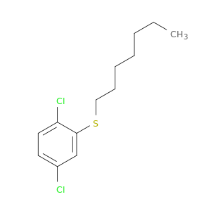 Benzene, 1,4-dichloro-2-(heptylthio)-