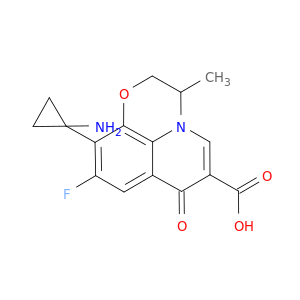 7H-Pyrido[1,2,3-de]-1,4-benzoxazine-6-carboxylicacid, 10-(1-aminocyclopropyl)-9-fluoro-2,3-dihydro-3-methyl-7-oxo-