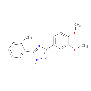 1H-1,2,4-Triazole,3-(3,4-dimethoxyphenyl)-5-(2-methylphenyl)-