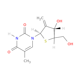 Thymidine, 2'-methylene-4'-thio-