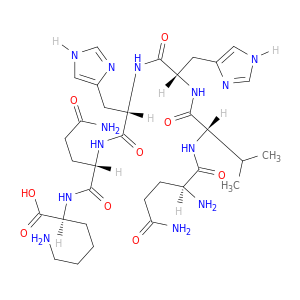 L-Lysine, L-glutaminyl-L-valyl-L-histidyl-L-histidyl-L-glutaminyl-