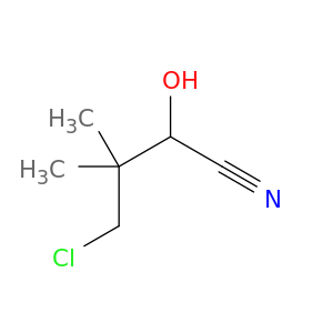 丁腈,4-氯-2-羟基-3,3-二甲基-