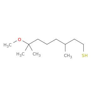 1-Octanethiol, 7-methoxy-3,7-dimethyl-