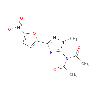 5-(DIACETYLAMINO)-1-METHYL-3-(5-NITRO-2-FURYL)-S-TRIAZOLE