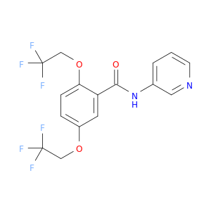 Benzamide, N-3-pyridinyl-2,5-bis(2,2,2-trifluoroethoxy)-