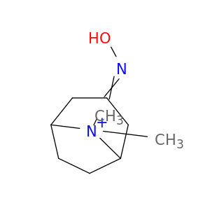 8-Azoniabicyclo[3.2.1]octane,3-(hydroxyimino)-8,8-dimethyl-