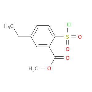 甲基2-(氯磺酰基)-5-乙基苯甲酸盐