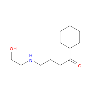 1-Butanone, 1-cyclohexyl-4-((2-hydroxyethyl)amino)-