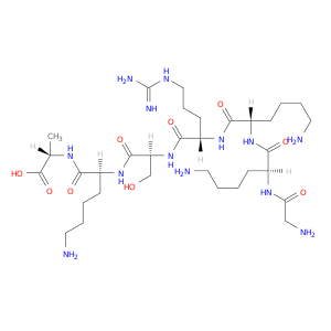 L-Alanine, glycyl-L-lysyl-L-lysyl-L-arginyl-L-seryl-L-lysyl-