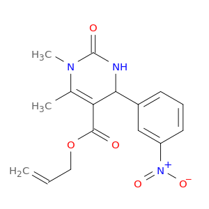 PROP-2-ENYL 1,6-DIMETHYL-4-(3-NITROPHENYL)-2-OXO-3,4-DIHYDROPYRIMIDINE-5-CARBOXYLATE