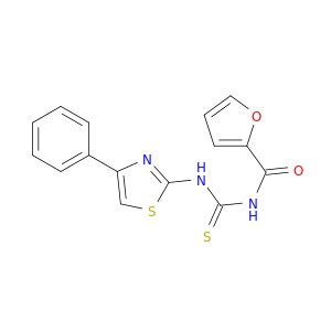 N-[(4-PHENYL-1,3-THIAZOL-2-YL)THIOCARBAMOYL]FURAN-2-CARBOXAMIDE