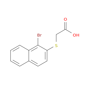(1-BROMO-NAPHTHALEN-2-YLSULFANYL)-ACETIC ACID