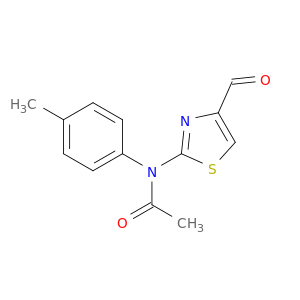 N-(4-Formyl-1,3-thiazol-2-yl)-N-(4-methylphenyl)acetamide