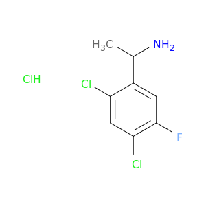 1-(2,4-二氯-5-氟苯基)乙-1-胺盐酸盐