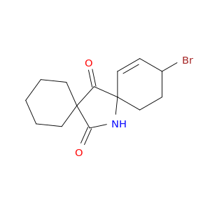11-bromo-14-azadispiro[5.1.5.2]pentadec-9-ene-7,15-dione