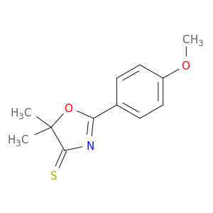 4(5H)-Oxazolethione, 2-(4-methoxyphenyl)-5,5-dimethyl-
