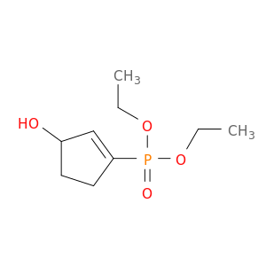 Phosphonic acid, (3-hydroxy-1-cyclopenten-1-yl)-, diethyl ester