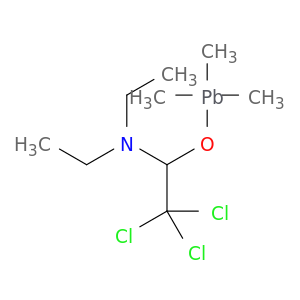 Ethanamine, 2,2,2-trichloro-N,N-diethyl-1-[(trimethylplumbyl)oxy]-