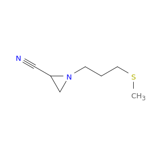 2-Aziridinecarbonitrile, 1-[3-(methylthio)propyl]-