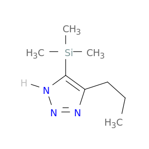 1H-1,2,3-Triazole, 4-propyl-5-(trimethylsilyl)-