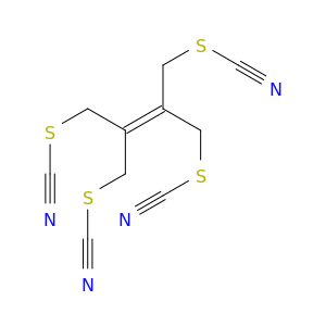 Thiocyanic acid, 2,3-bis(thiocyanatomethyl)-2-butene-1,4-diyl ester