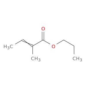 2-Butenoic acid, 2-methyl-, propyl ester