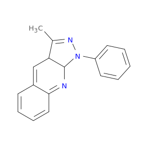 1H-Pyrazolo[3,4-b]quinoline, 3a,9a-dihydro-3-methyl-1-phenyl-