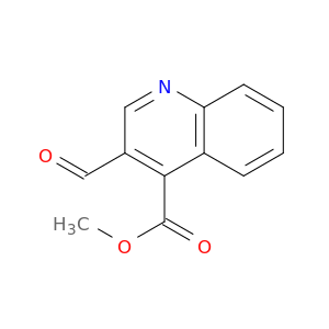 4-Quinolinecarboxylic acid, 3-formyl-, methyl ester