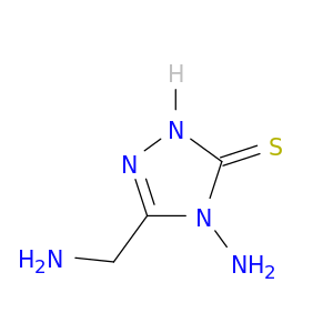 3H-1,2,4-Triazole-3-thione, 4-amino-5-(aminomethyl)-2,4-dihydro-